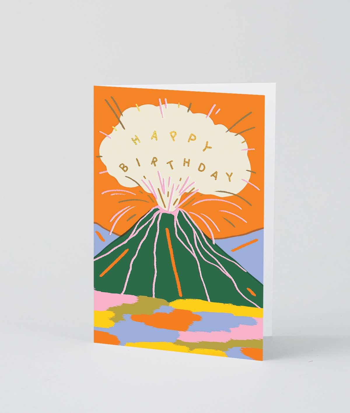 wrap-birthday-volcano-gru-karte-geburtstag-goldfolie-mit-umschlag image 2