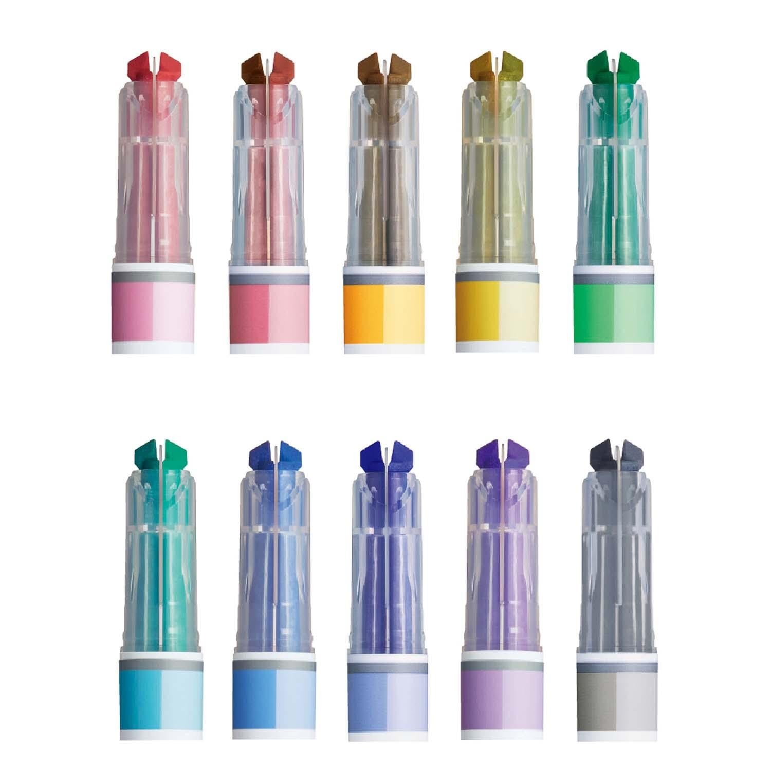 mark-2-tone-textmarker-5er-set-pastell-wasserbasiert image 2