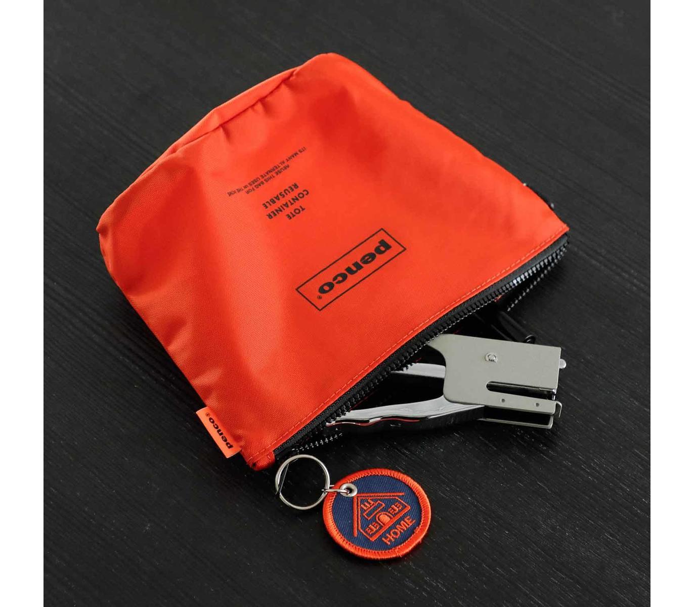 penco-bucket-stifteetui-nylon-orange-standfest image 5