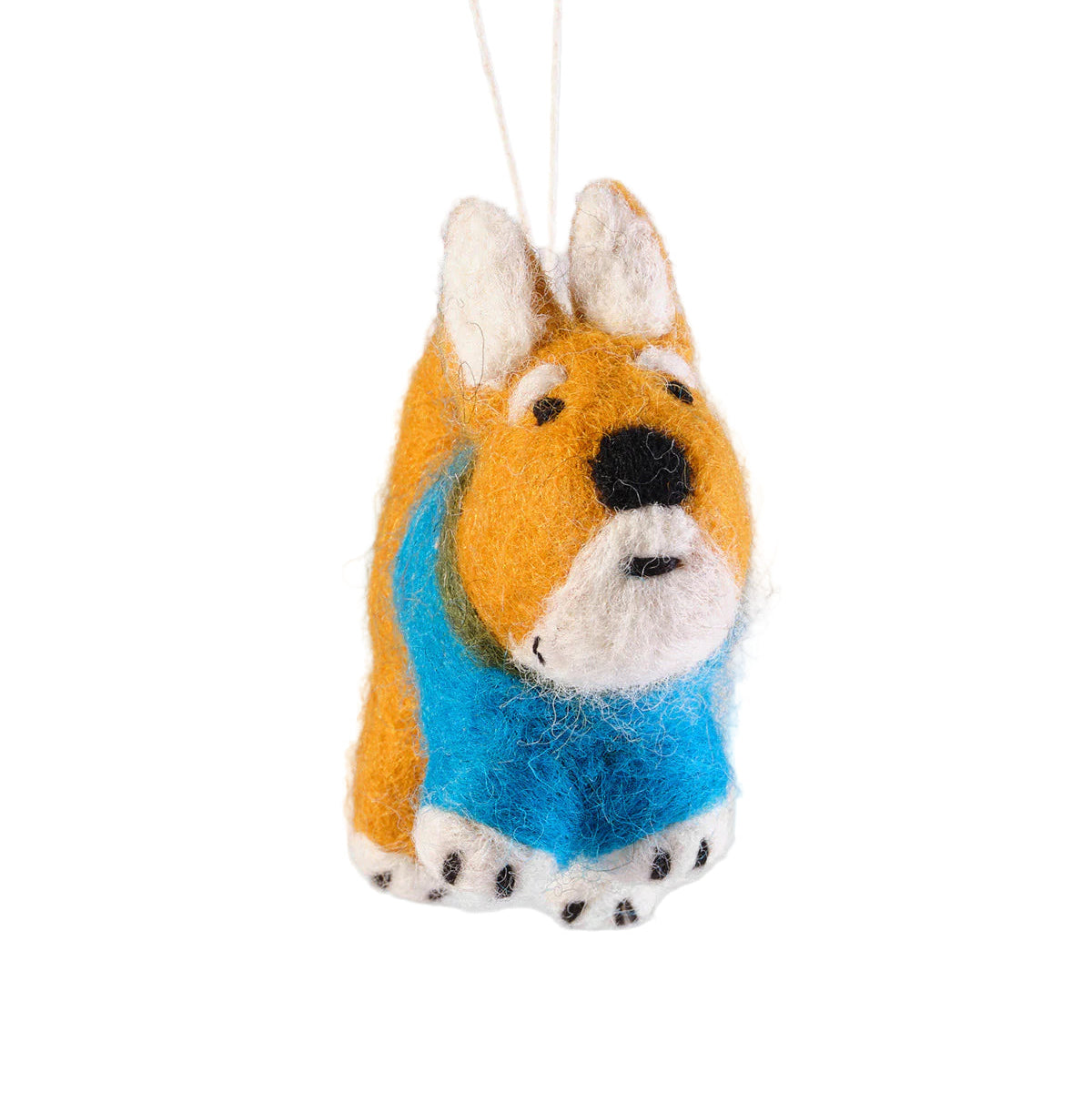 dubblefilm-shiba-filzanh-nger-hund-wollfilz-handmade image 1