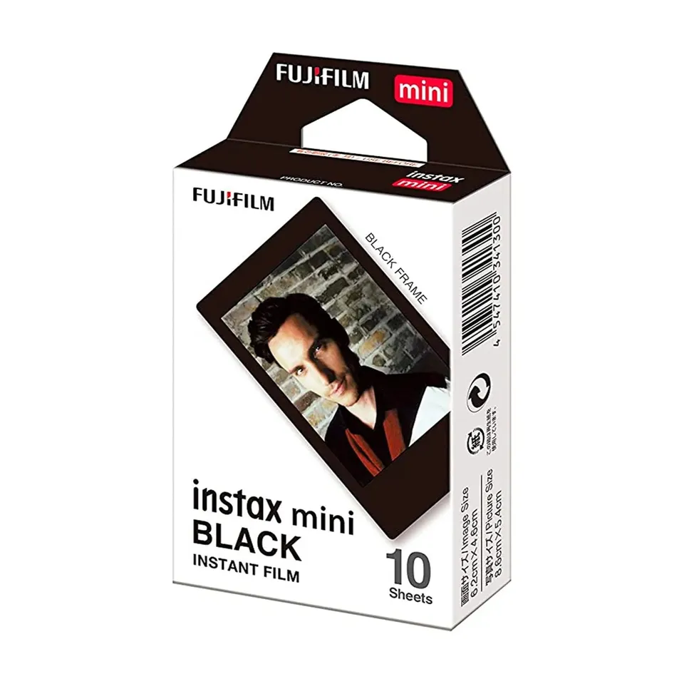 fujifilm-instax-mini-sofortbildfilm-black-frame-10-blatt image 1