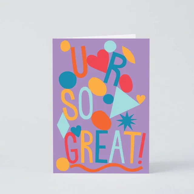 wrap-ur-so-great-gru-karte-10-9x15-5-mit-umschlag image 1