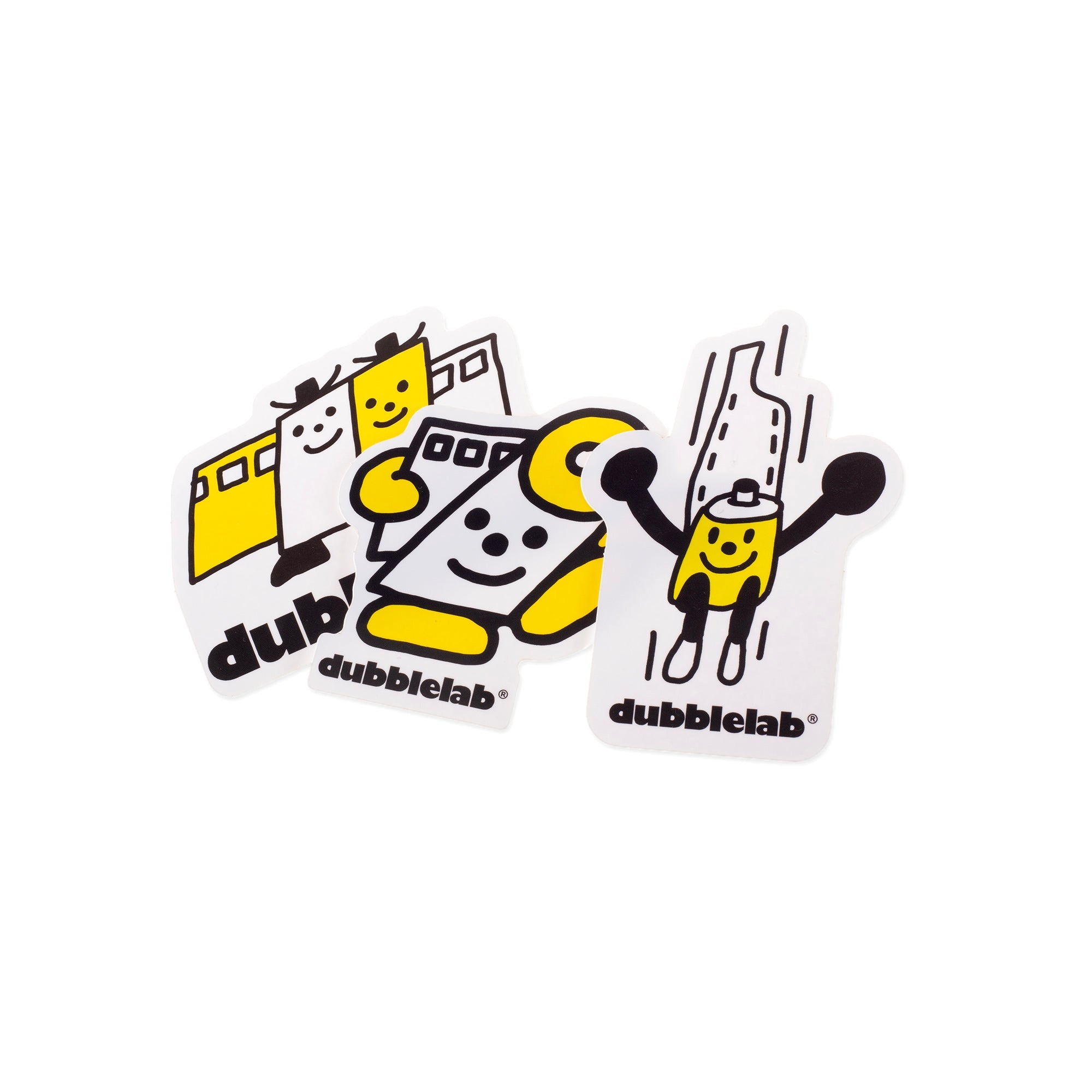 dubblefilm-sticker-set-vinyl-3-aufkleber-gl-nzend image 1