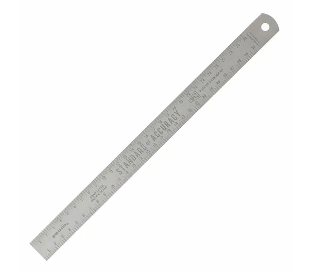 penco-edelstahl-lineal-30-cm-graviert-aus-japan image 1