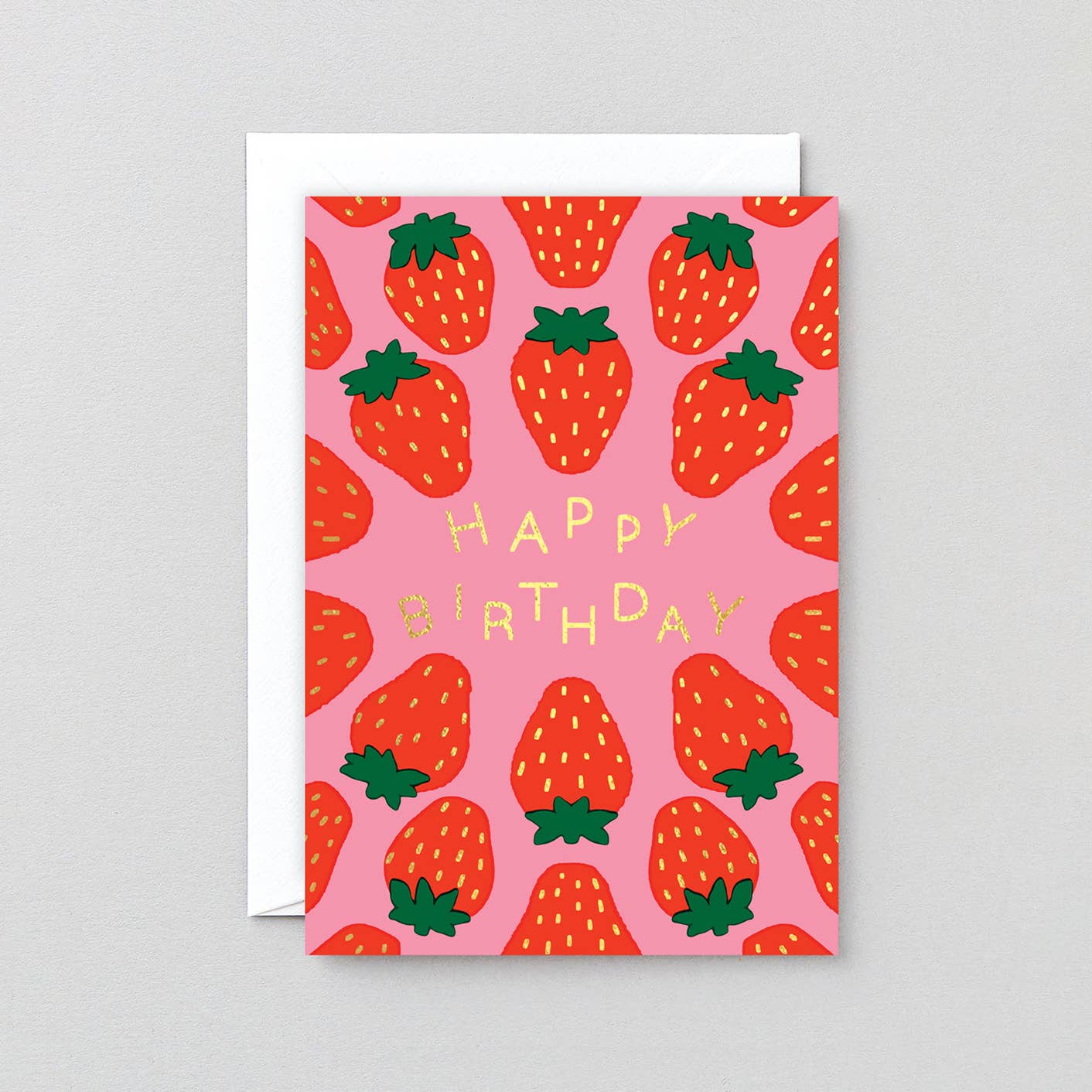dubblefilm-happy-birthday-strawberries-geburtstagskarte image 1