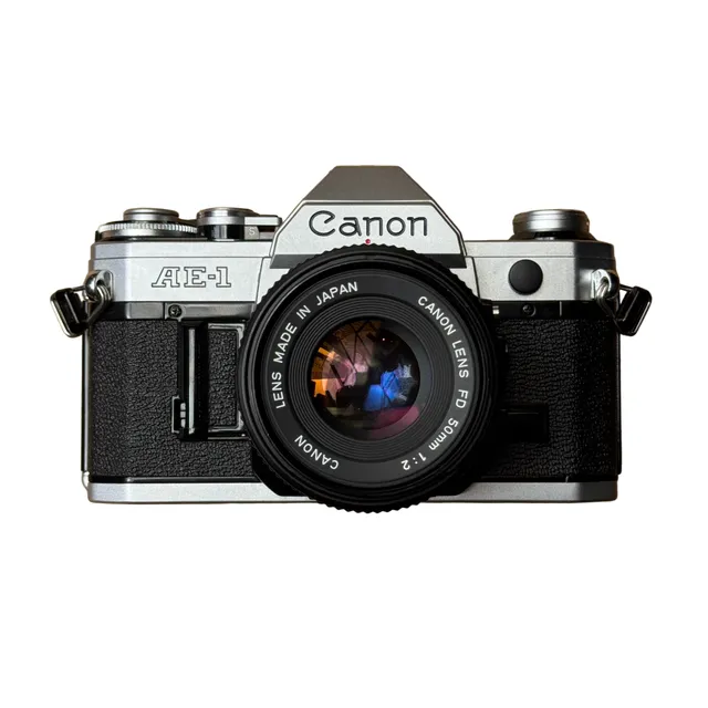 canon-ae-1-slr-analogkamera-mit-fd-50mm-f-2-objektiv image 1