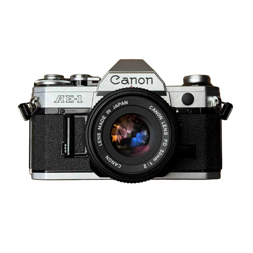 canon-ae-1-slr-analogkamera-mit-fd-50mm-f-2-objektiv image 1