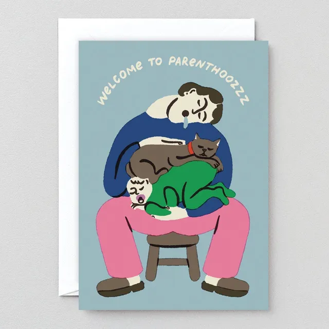 dubblefilm-welcome-to-parenthoozzz-gru-karte-mit-umschlag image 1