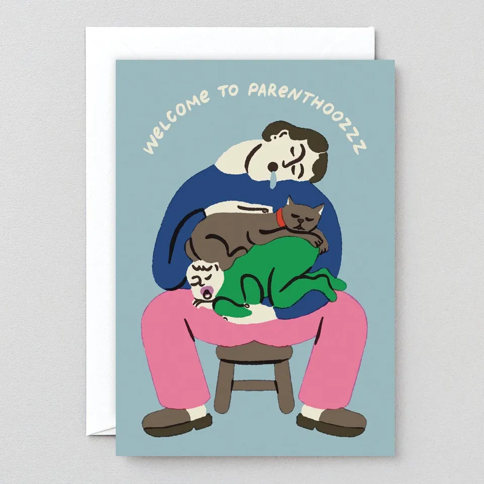dubblefilm-welcome-to-parenthoozzz-gru-karte-mit-umschlag image 1