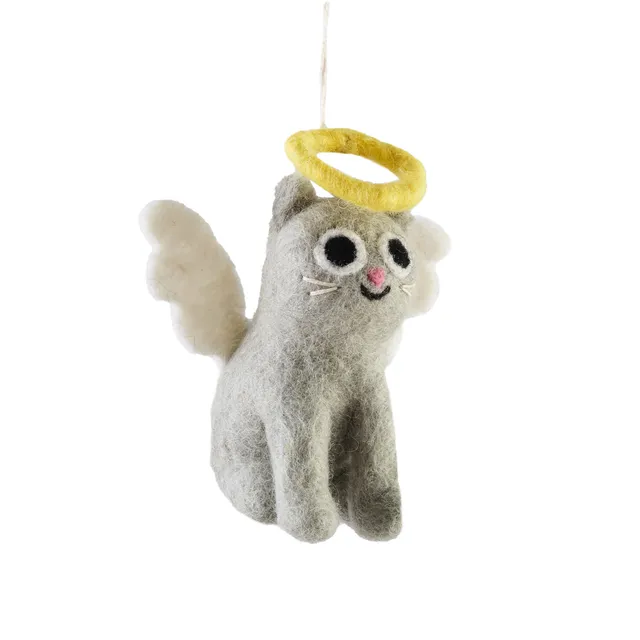dubblefilm-stationery-ornament-cat-gabby-filzanh-nger-katze-fair-trade image 1
