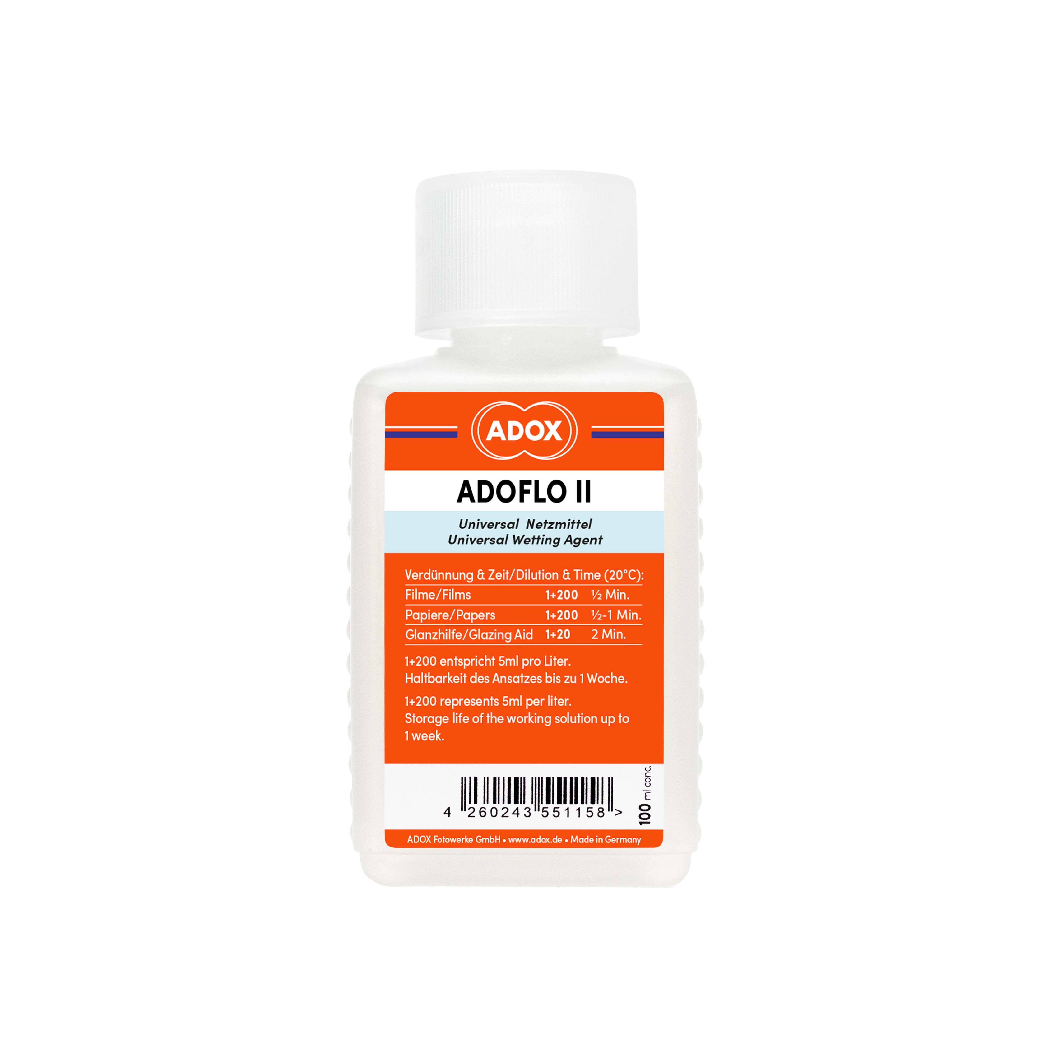 adox-adoflo-ii-netzmittel-100ml-dunkelkammer-hochkonzentriert image 1