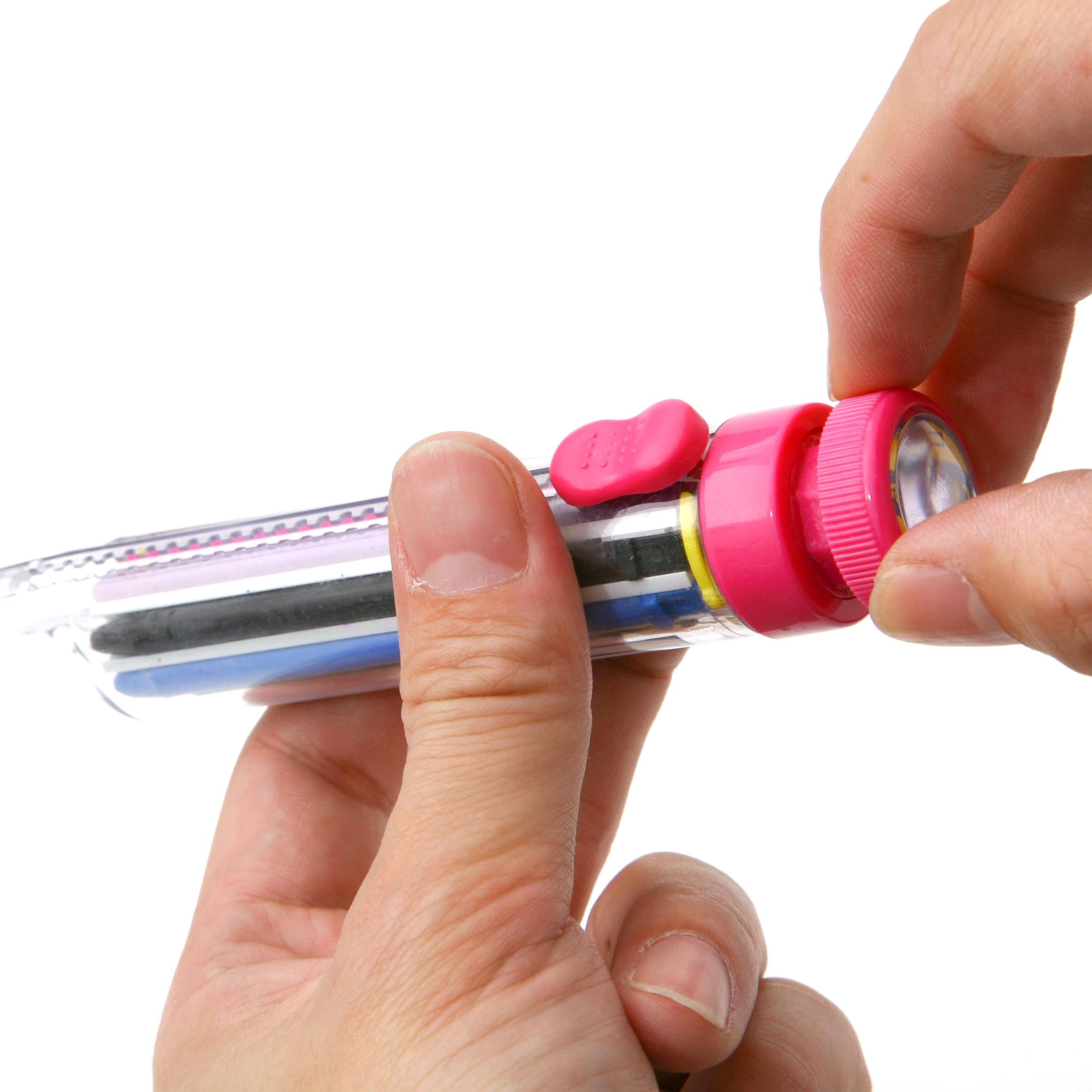 dubblefilm-8-farben-wachsmalstift-stift-rosa-8-in-1 image 3