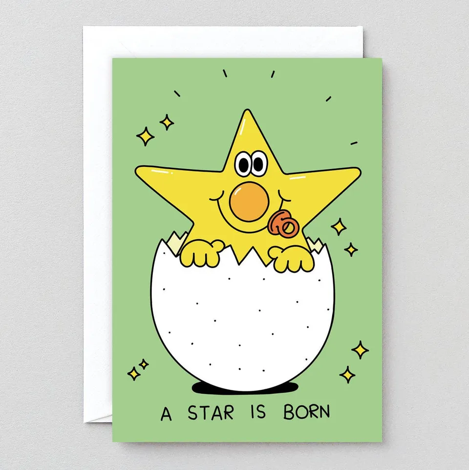 a-star-is-born-gru-karte-tiago-majuelos-mit-umschlag image 1