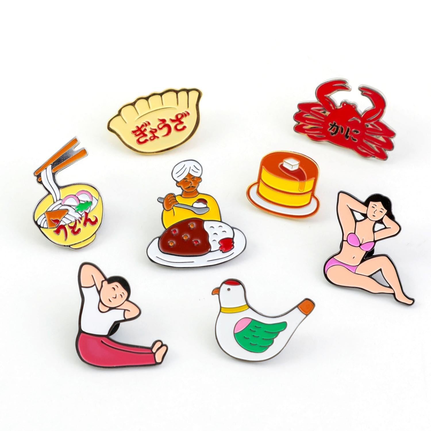 dubblefilm-pin-udon-anstecker-metall-gummi-halter image 5
