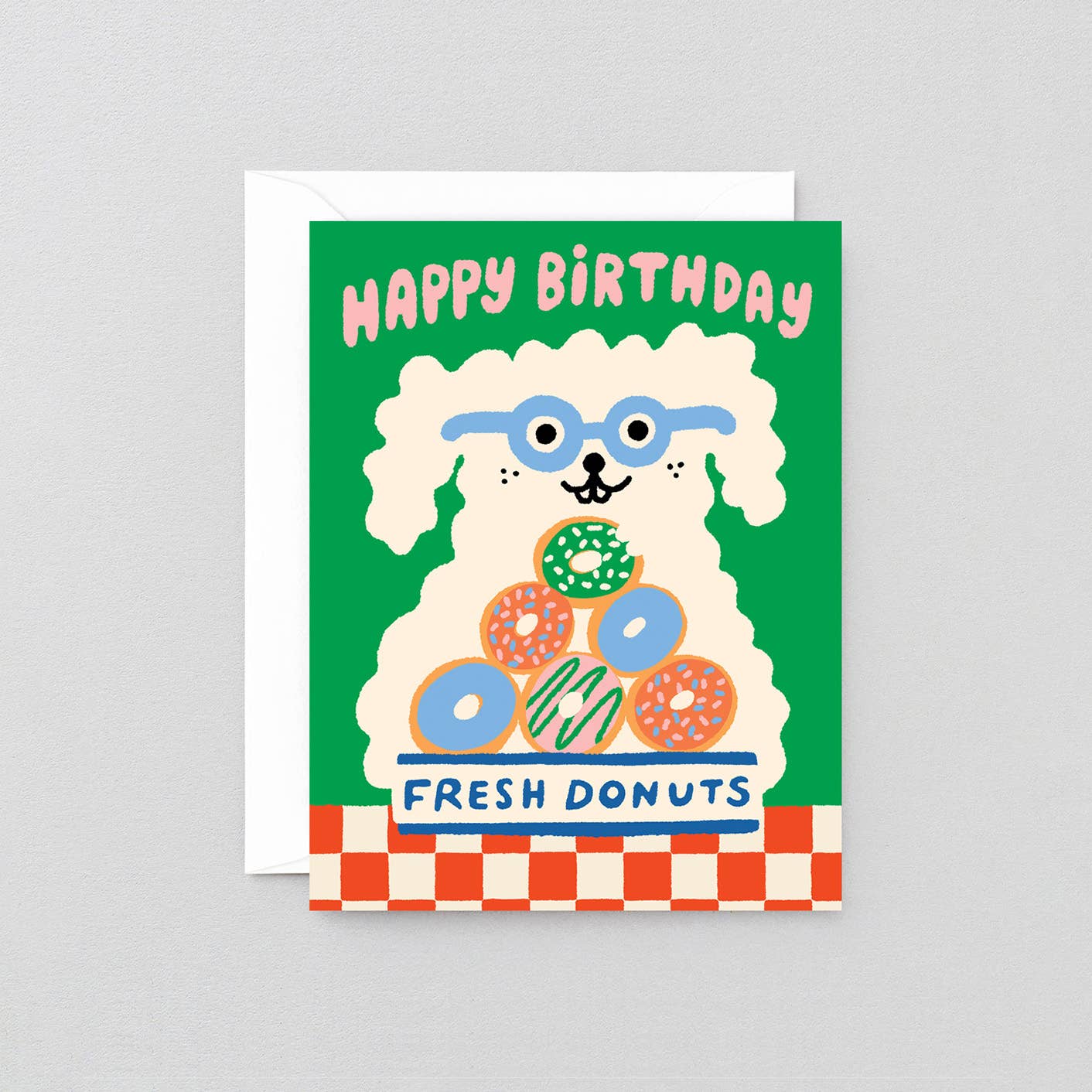 dubblefilm-happy-birthday-fresh-donuts-grusskarte-kinder image 1