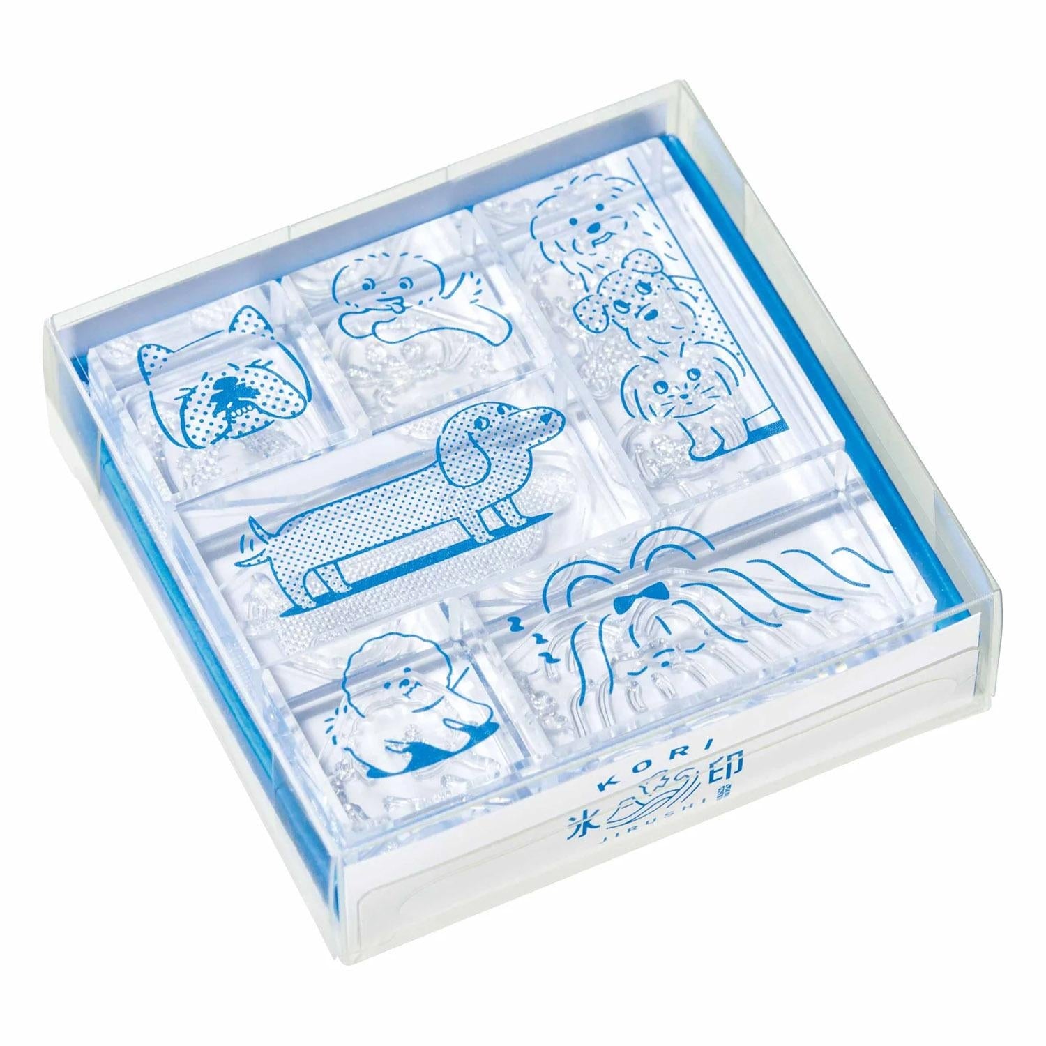 kori-jirushi-stempel-set-cat-6-teilig-transparent image 2