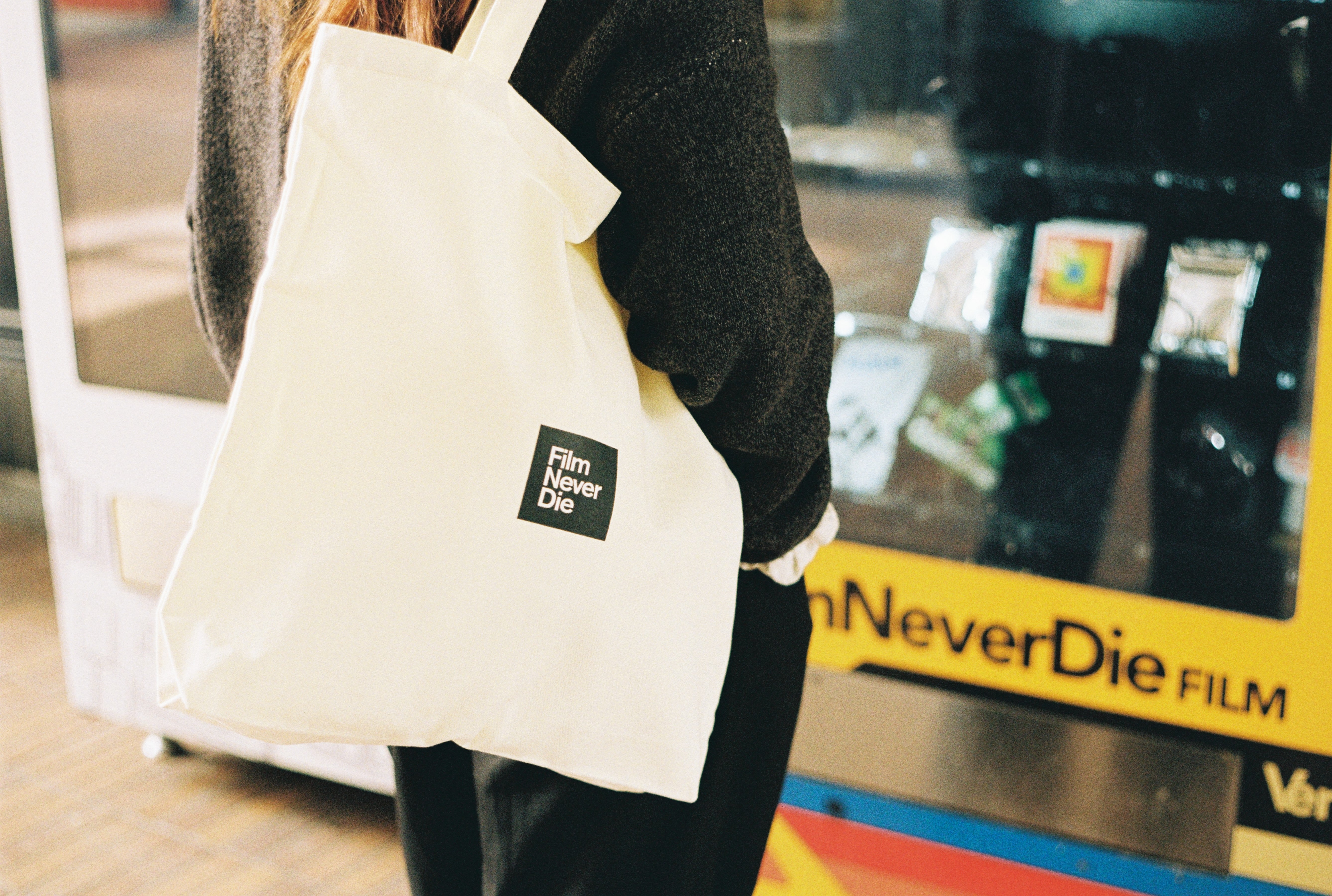 filmneverdie-tote-bag-stofftasche-canvas-wei-fnd image 5