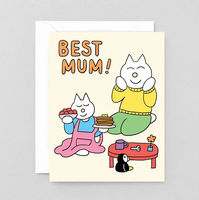 dubblefilm-best-mum-gru-karte-mit-umschlag-blanko image 1