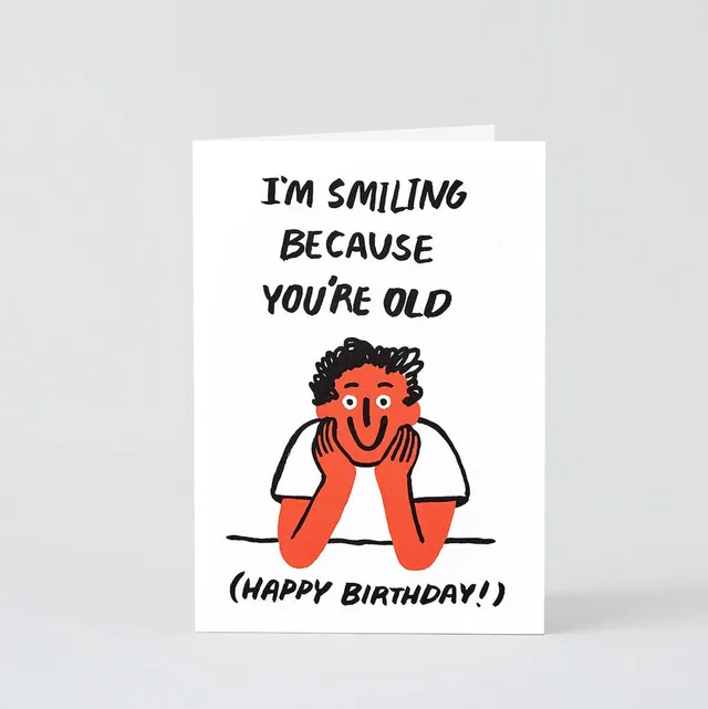dubblefilm-greeting-card-you-re-old-gru-karte-geburtstag image 1