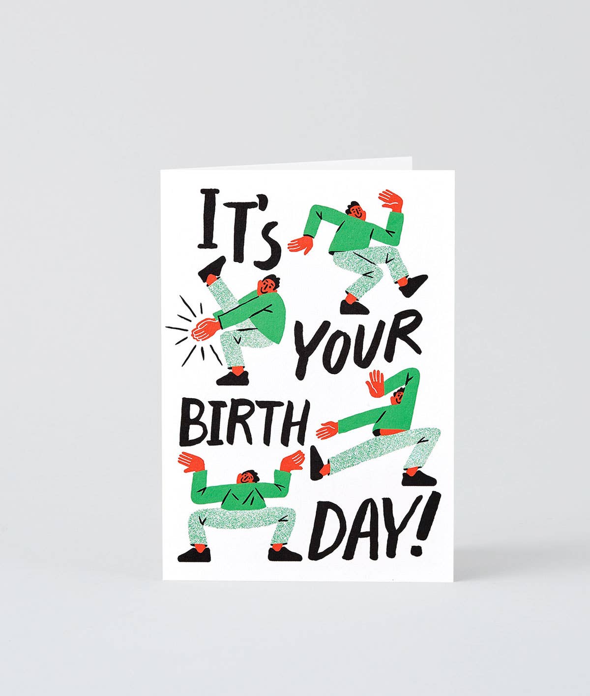 dubblefilm-gru-karte-birthday-dance-mit-umschlag image 2