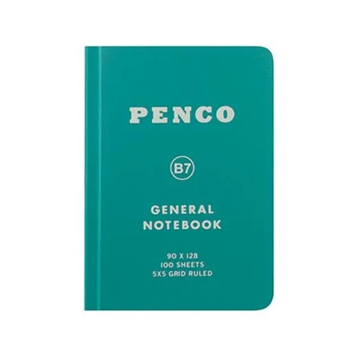penco-soft-pp-notebook-b7-notizbuch-kariert-gr-n image 1