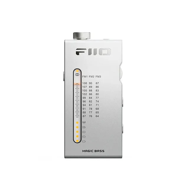fiio-rr11-fm-radio-tragbar-silber-alu-48-108-mhz-retro image 1