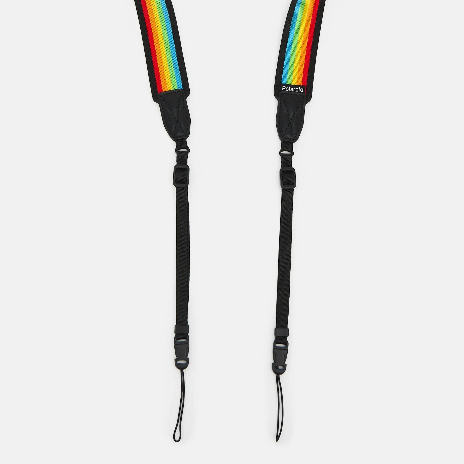polaroid-now-kameragurt-flach-schwarz-regenbogen-gurt image 3
