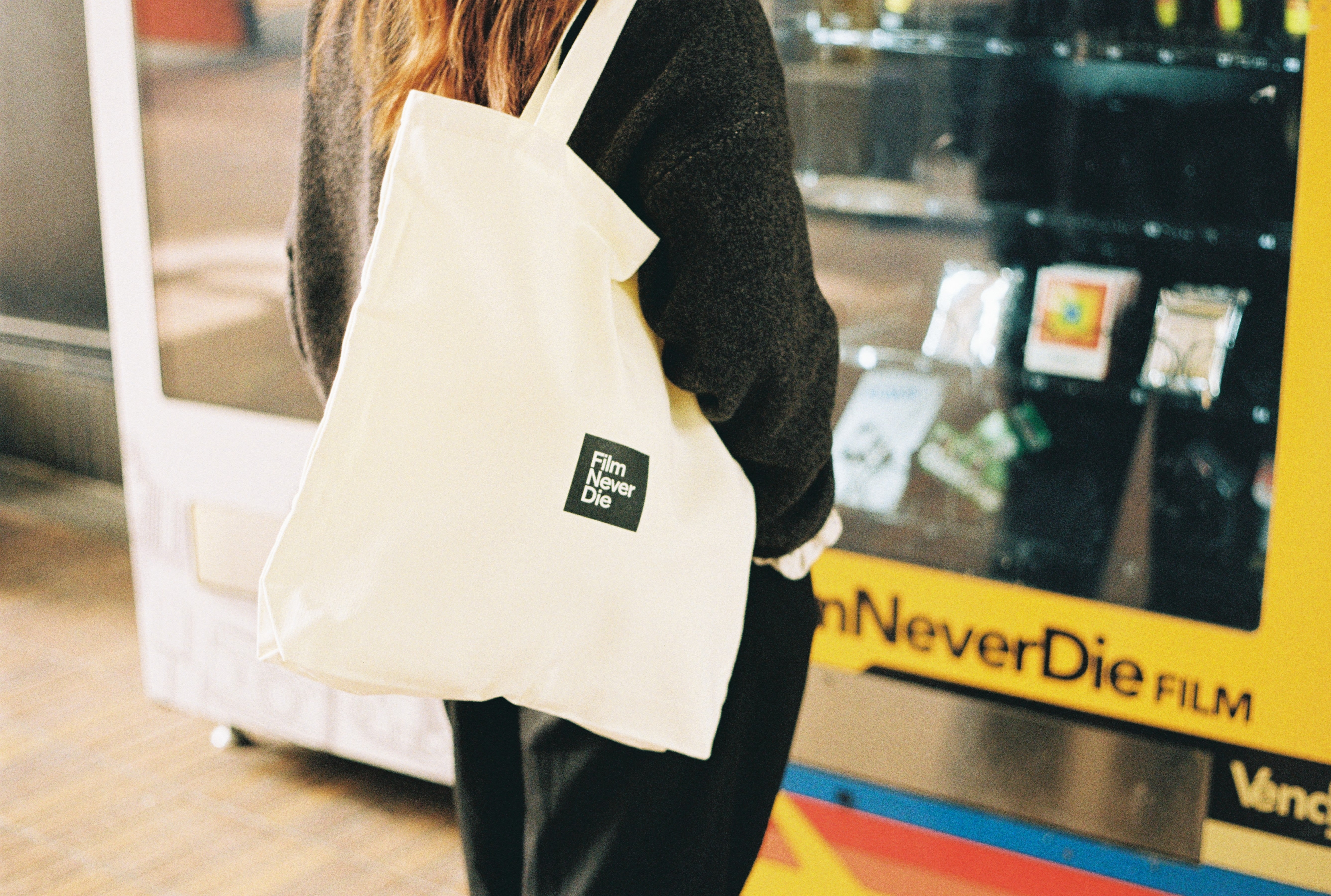 filmneverdie-tote-bag-stofftasche-canvas-wei-fnd image 7