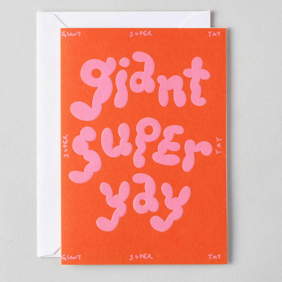 dubblefilm-gru-karte-giant-super-yay-mit-umschlag image 1
