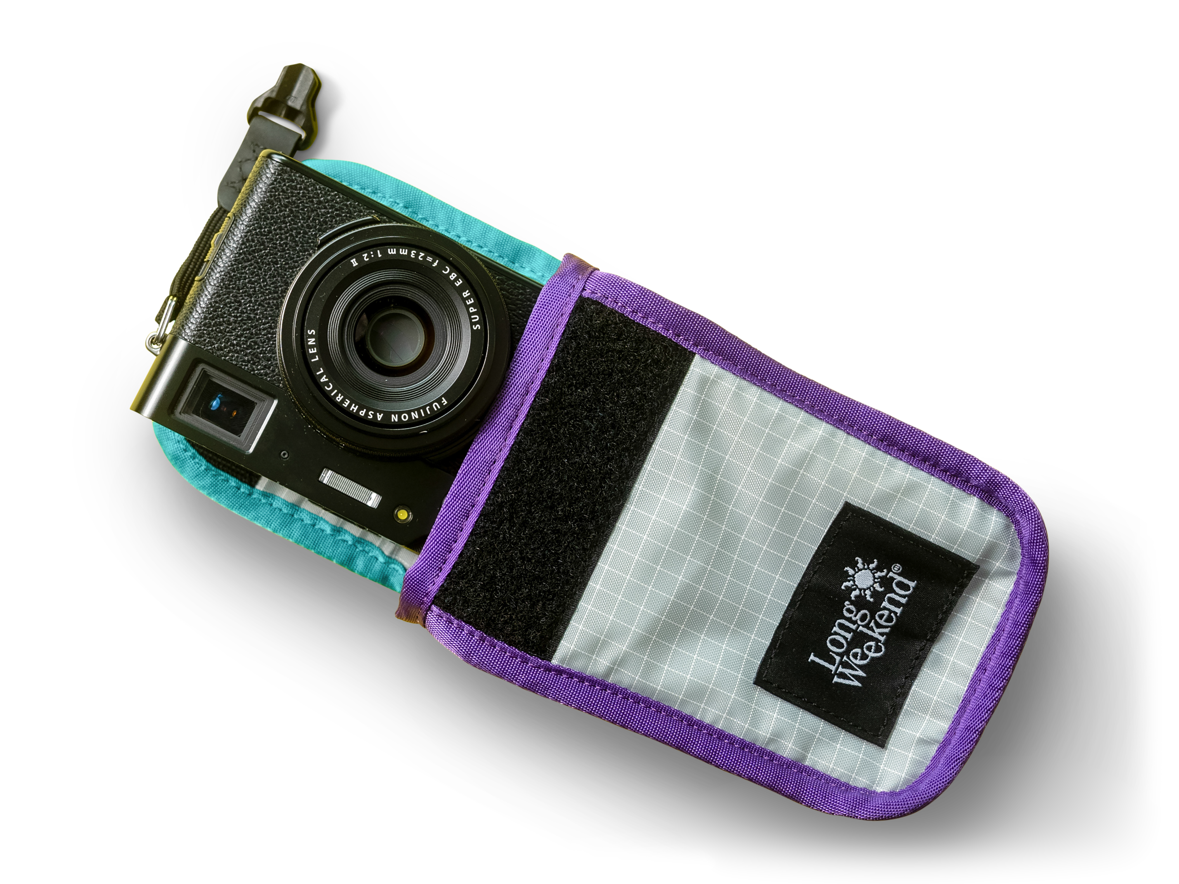 long-weekend-kameratasche-cosmic-purple-pouch-35mm-nylon image 6