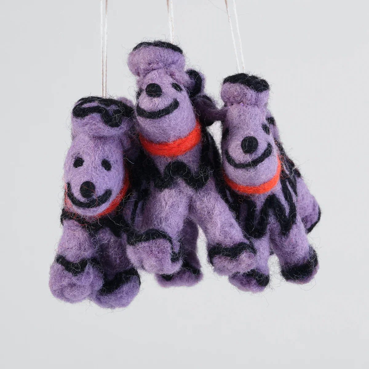dubblefilm-ornament-dog-fleur-poodle-filzanh-nger-wolle image 2