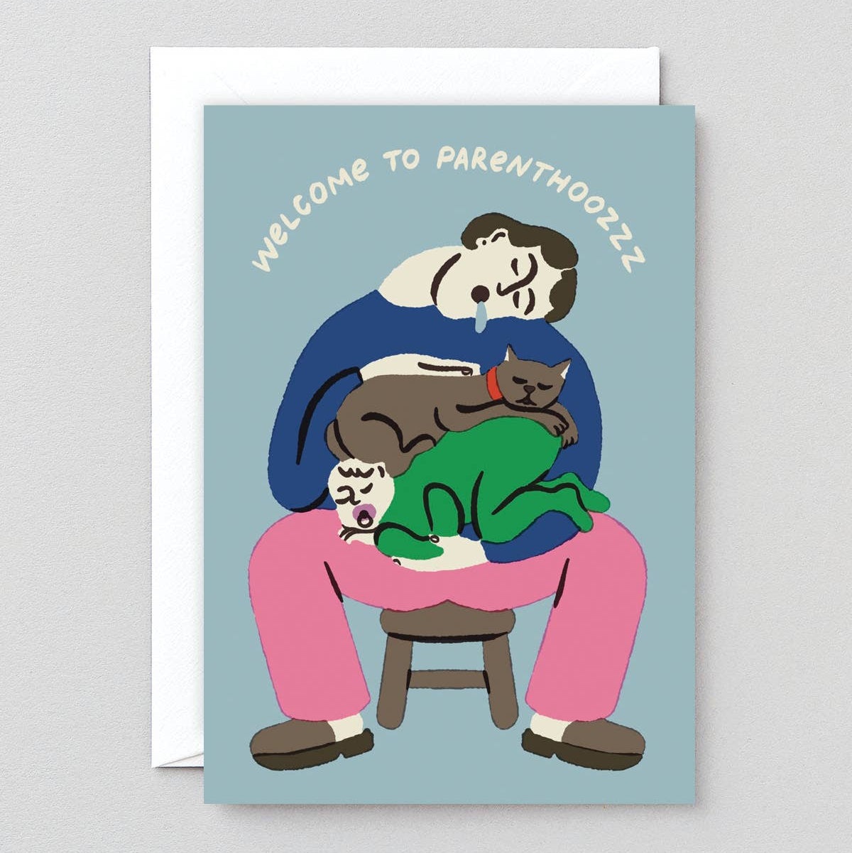 dubblefilm-welcome-to-parenthoozzz-gru-karte-mit-umschlag image 1