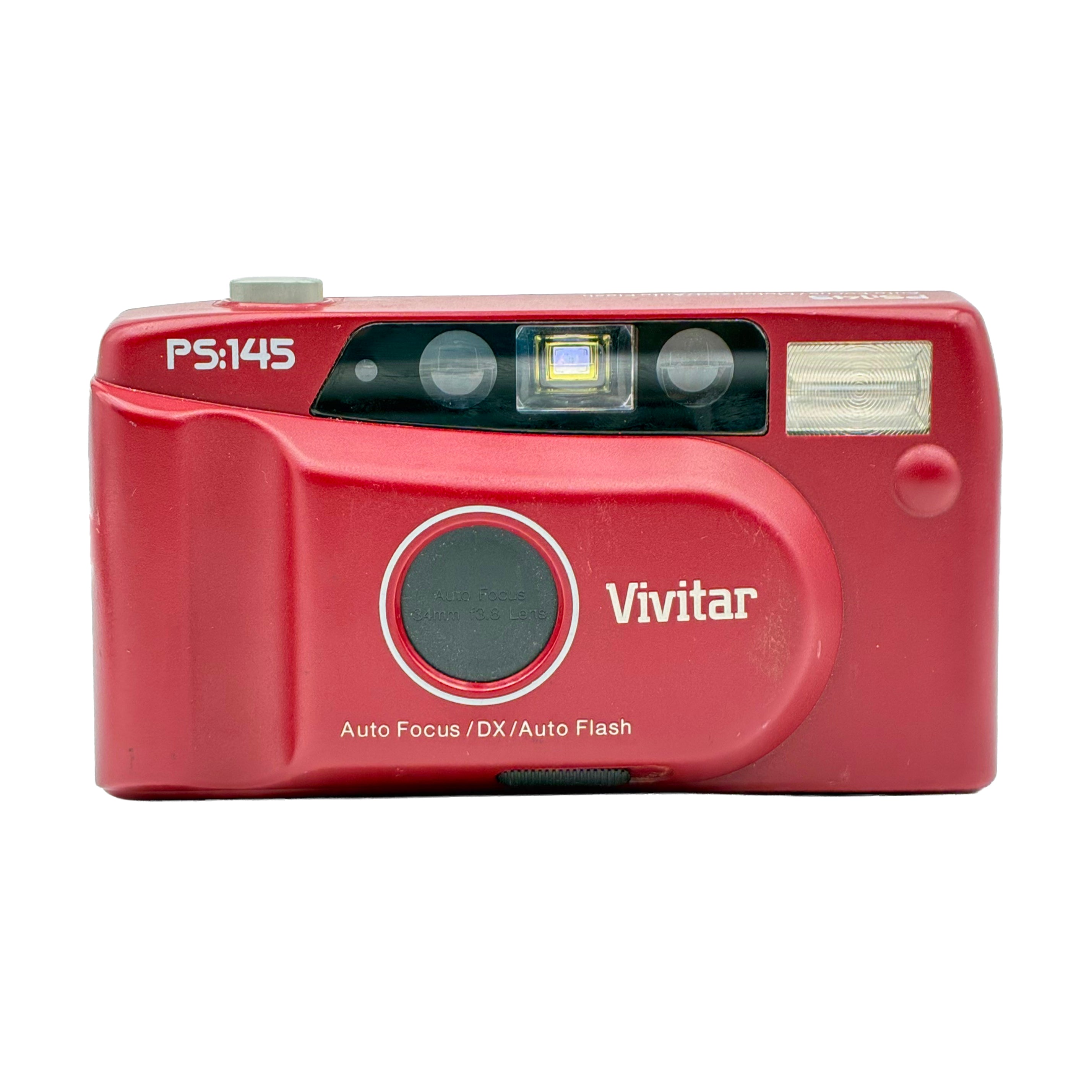 dubblefilm-vivitar-ps-145-analogkamera-35mm-mit-blitz-automatik image 1