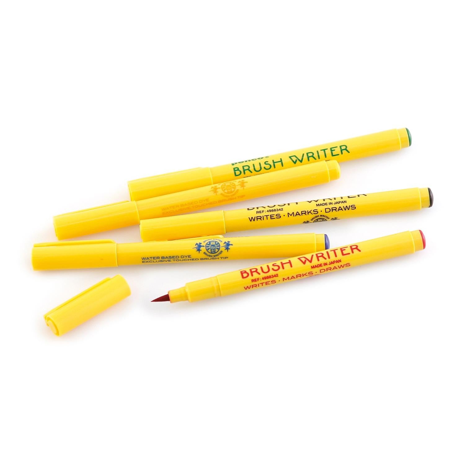 penco-brush-writer-pinselstift-set-5-farben-wasserbasiert image 3