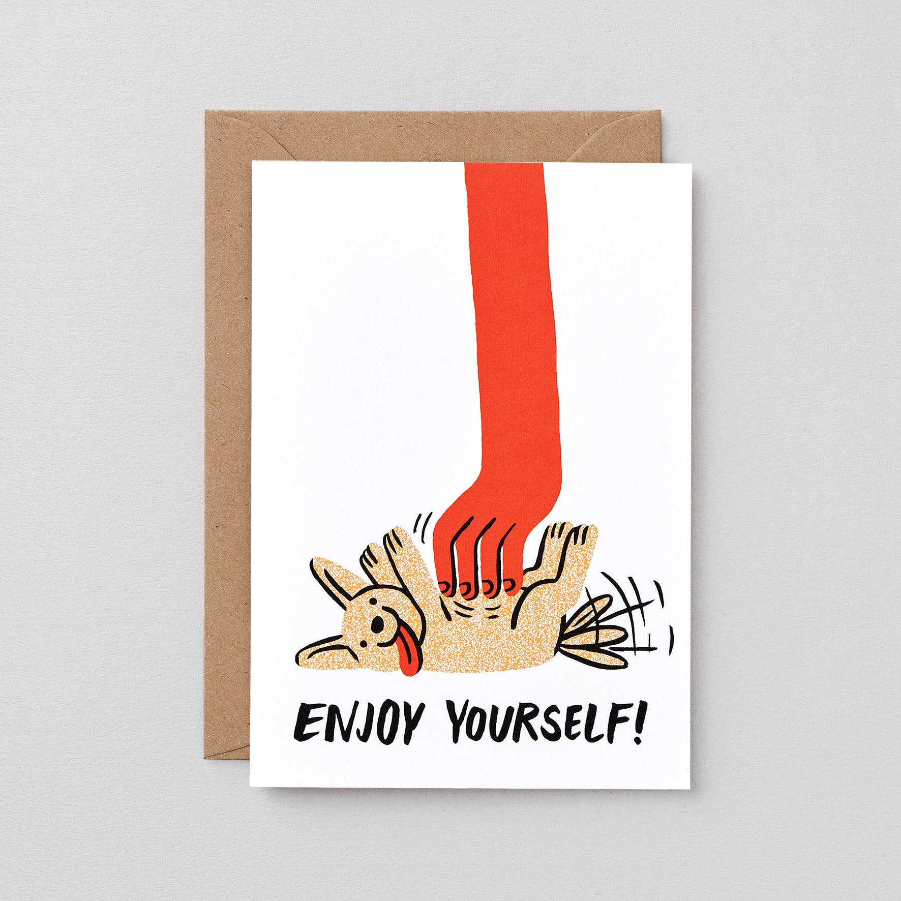 dubblefilm-stationery-enjoy-yourself-gru-karte-blanko-mit-umschlag image 1