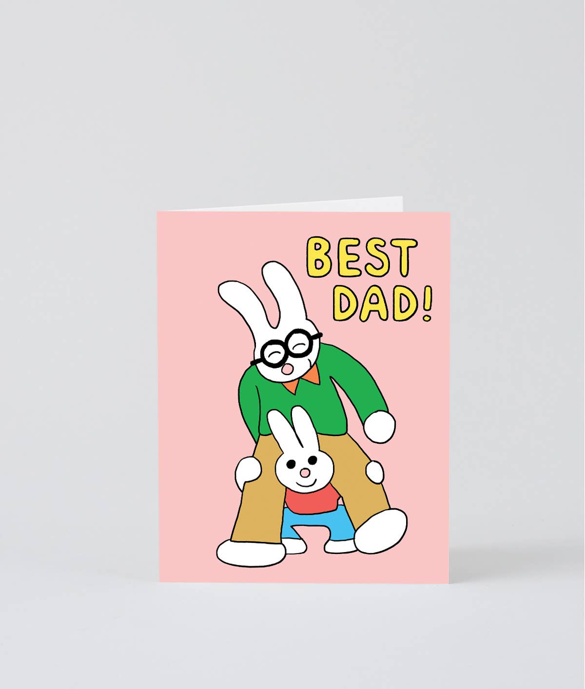 dubblefilm-best-dad-gru-karte-klappkarte-mit-umschlag image 2