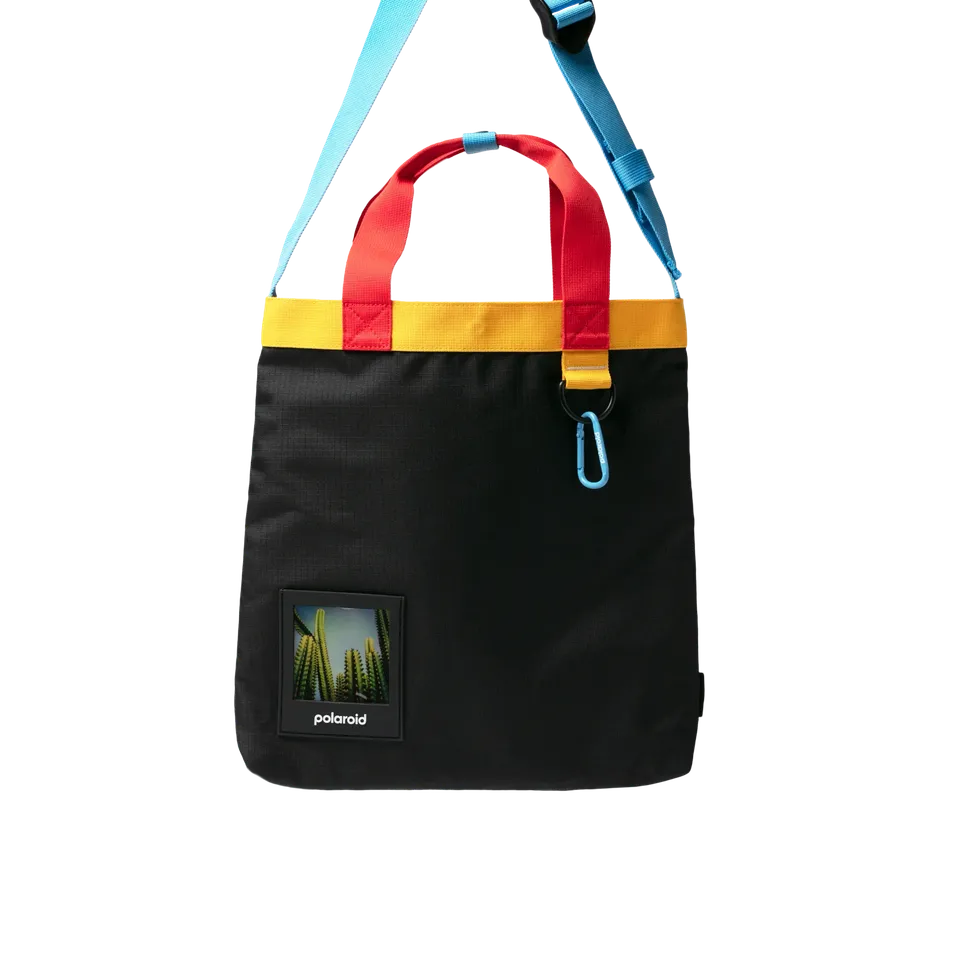 polaroid-box-stofftasche-tote-bag-mit-fotohalter image 1