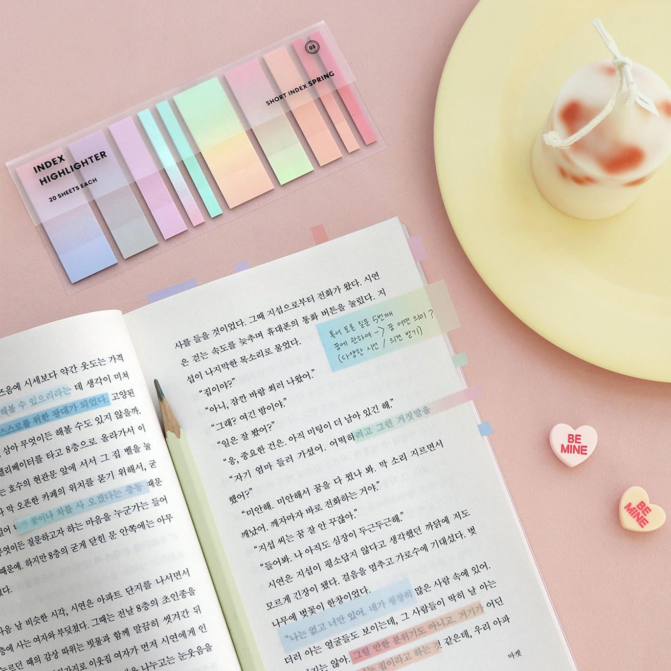 index-short-highlighter-haftmarker-200-streifen-10-farben image 5
