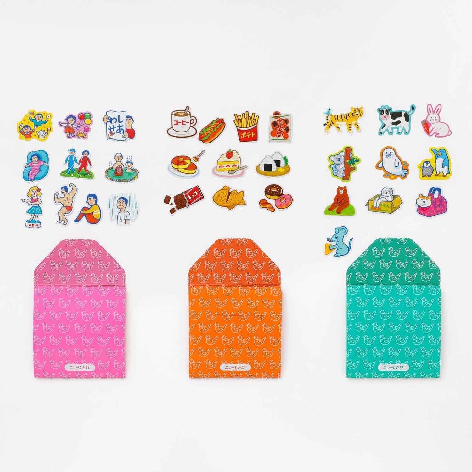washi-sticker-set-today-s-treats-30-st-ck-retro image 3