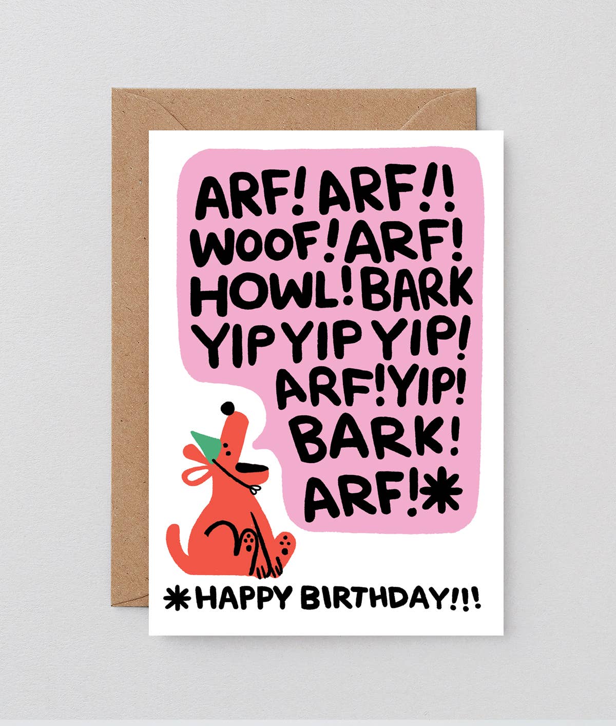 wrap-birthday-bark-geburtstagskarte-hund-10-9x15-5cm-blanko image 2