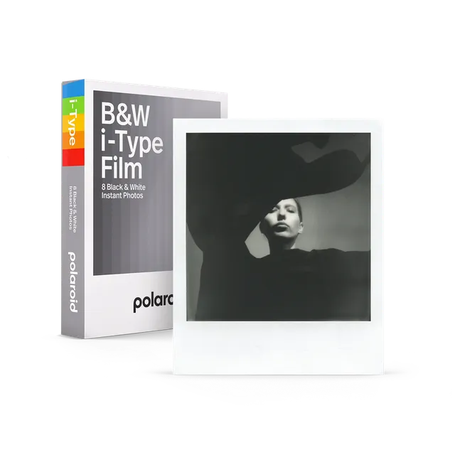 dubblefilm-polaroid-i-type-film-schwarzwei-8-bilder-now-lab image 1
