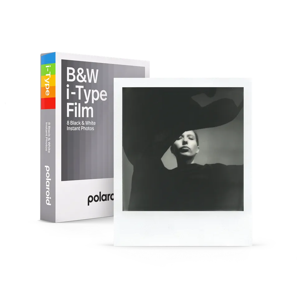 dubblefilm-polaroid-i-type-film-schwarzwei-8-bilder-now-lab image 1