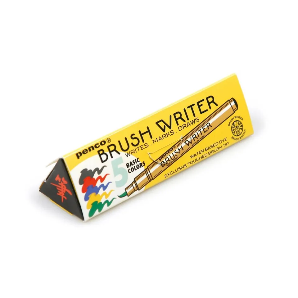penco-brush-writer-pinselstift-set-5-farben-wasserbasiert image 1