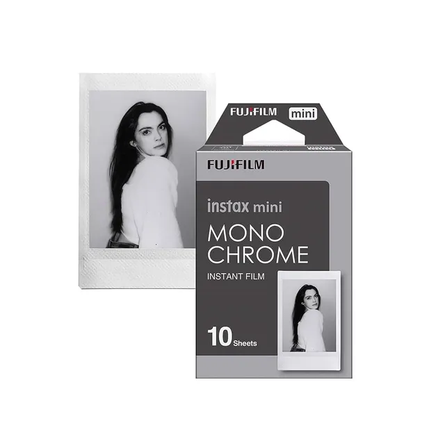 fujifilm-instax-mini-sofortbildfilm-monochrome-10-blatt image 1