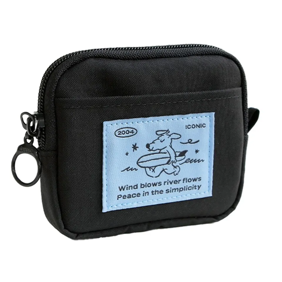 iconic-floby-kartenetui-nylon-schwarz-kartenhalter-kompakt image 1