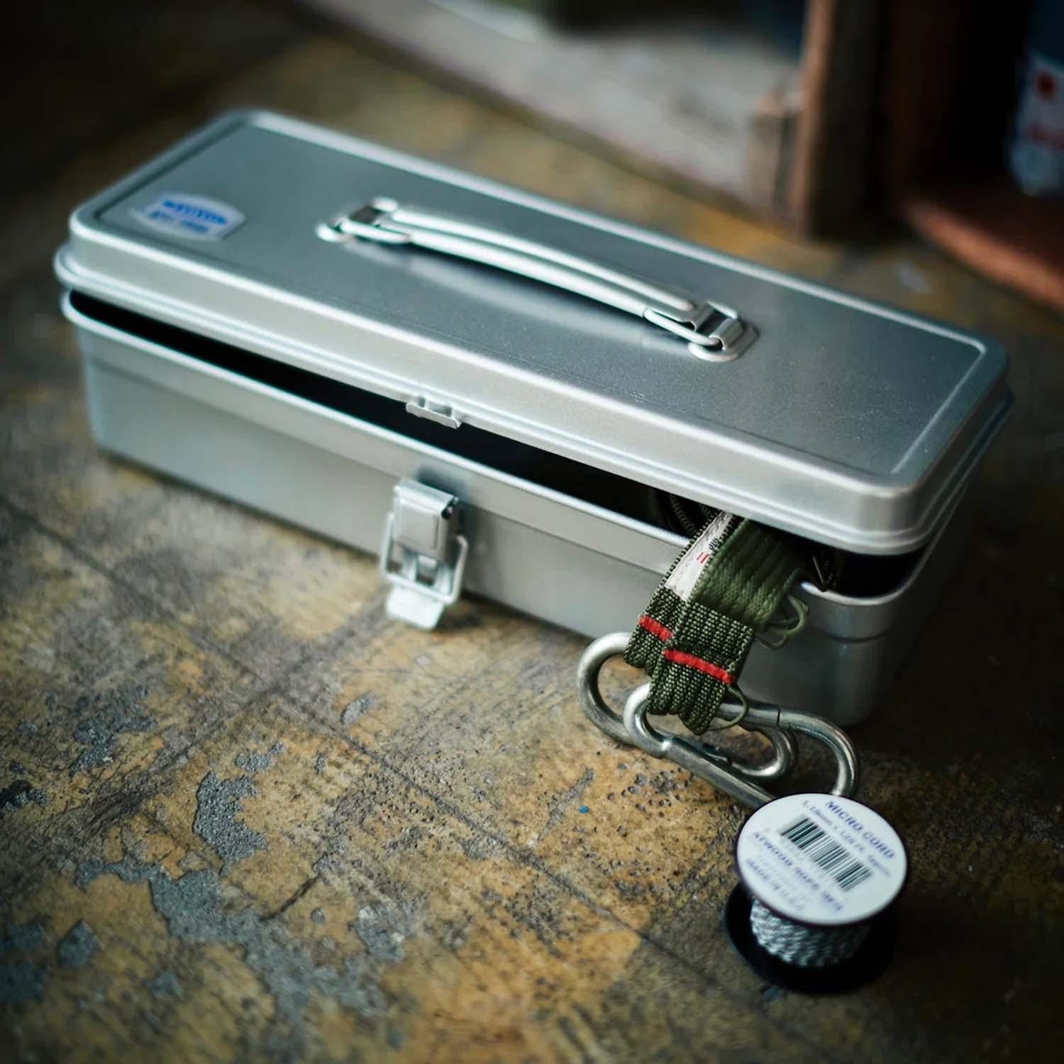 toyo-t-320-werkzeugbox-stahl-silber-stapelbar image 2