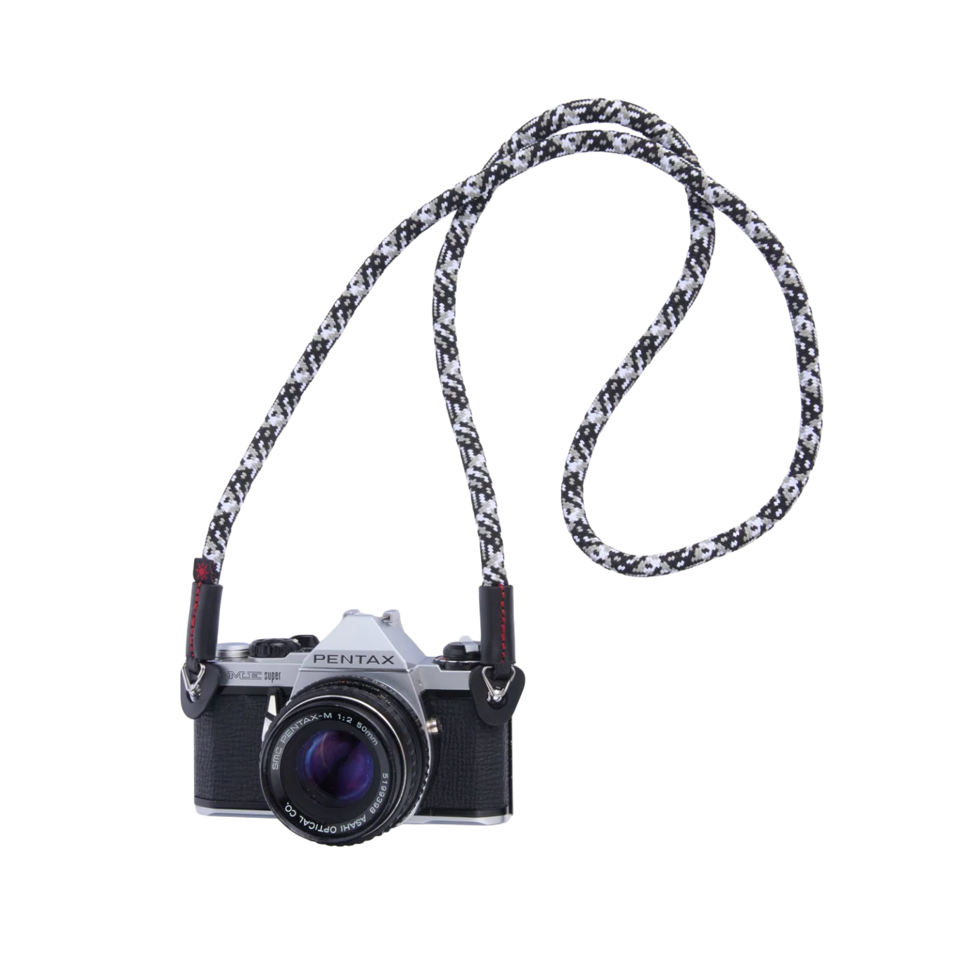 long-weekend-mediana-76cm-seil-kameragurt-schwarz-nylon-leder image 3