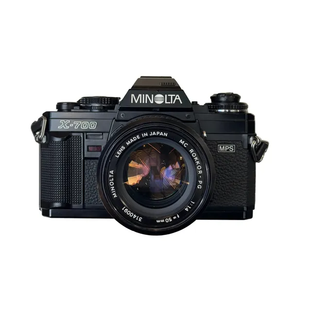 minolta-x-700-spiegelreflexkamera-mit-rokkor-50mm-f-1-4 image 1
