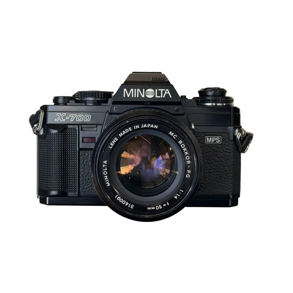 minolta-x-700-spiegelreflexkamera-mit-rokkor-50mm-f-1-4 image 1