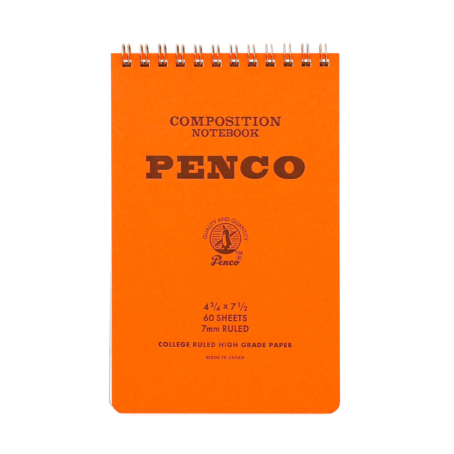 penco-coil-notebook-m-notizbuch-liniert-orange-120-seiten image 1